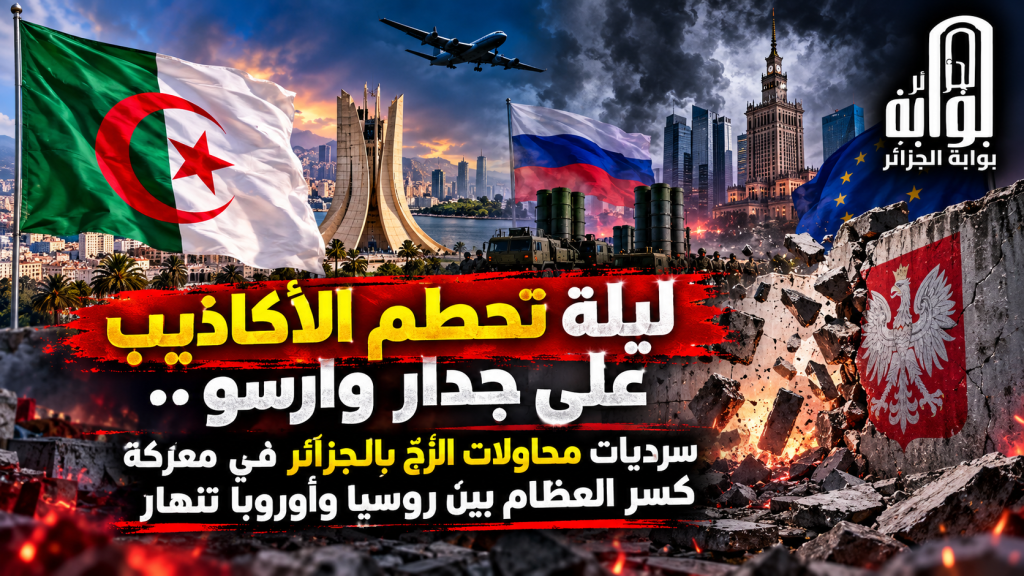 ليلة تحطم الأكاذيب على جدار وارسو .. سرديات محاولات الزّج بالجزائر في معركة كسر العظام بين روسيا وأوروبا تنهار ا