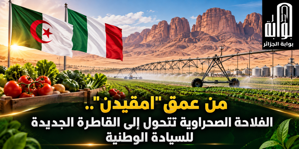 من عمق “امقيدن”.. الفلاحة الصحراوية تتحول إلى القاطرة الجديدة للسيادة الوطنية