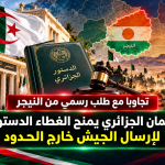 تجاوبا مع طلب رسمي من النيجر البرلمان الجزائري يمنح الغطاء الدستوري لإرسال الجيش خارج الحدود