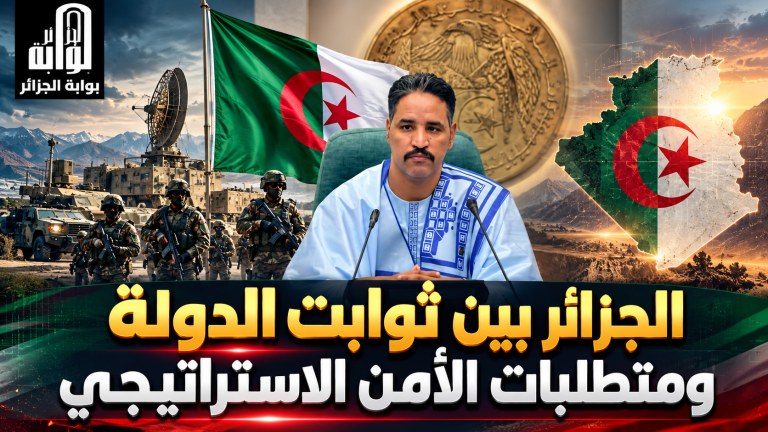 الجزائر بين ثوابت الدولة ومتطلبات الأمن الاستراتيجي