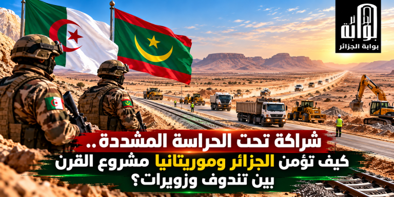 شراكة تحت الحراسة المشددة.. كيف تؤمن الجزائر وموريتانيا مشروع القرن بين تندوف وزويرات؟