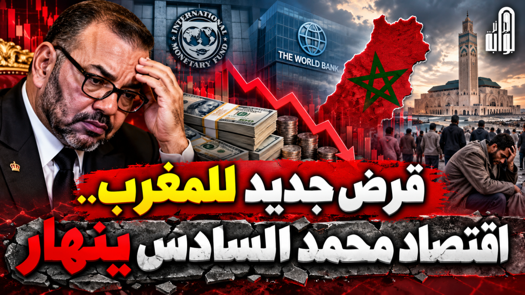 قرض جديد للمغرب.. اقتصاد محمد السادس ينهار