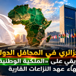 الدور الجزائري في المحافل الدولية.. رهان إفريقي على “الملكية الوطنية” وإنهاء عهد النزاعات القارية