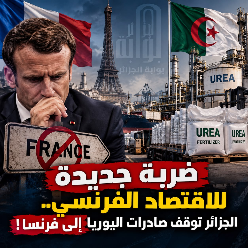 الجزائر توقف صادرات اليوريا إلى فرنسا!