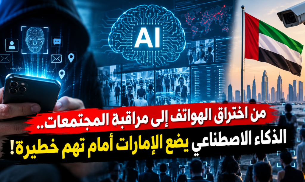 من اختراق الهواتف إلى مراقبة المجتمعات.. الذكاء الاصطناعي يضع الإمارات أمام تهم خطيرة!