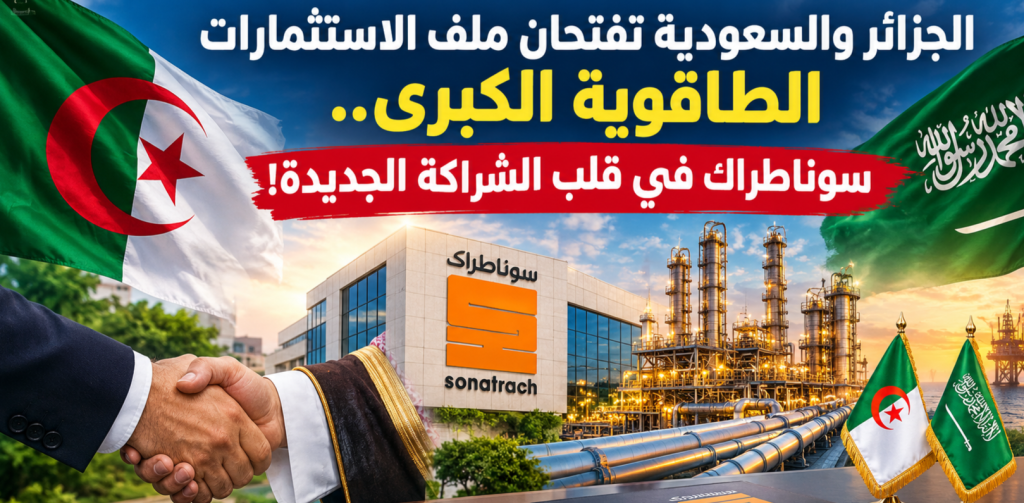 الجزائر والسعودية تفتحان ملف الاستثمارات الطاقوية الكبرى.. سوناطراك في قلب الشراكة الجديدة!