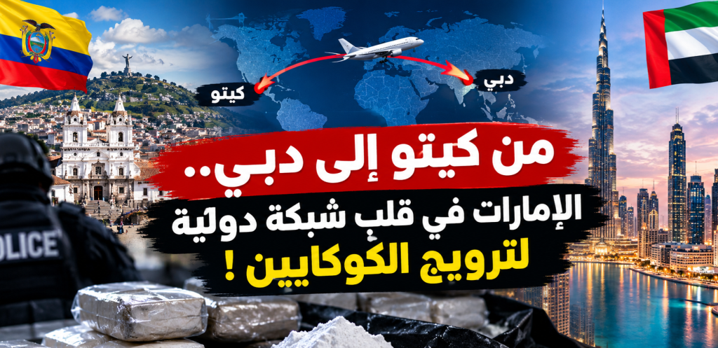 من كيتو إلى دبي.. الإمارات في قلب شبكة دولية لترويج الكوكايين !