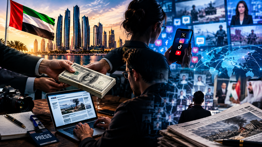إتهامات خطيرة تهز الإمارات.. أموال لشراء أصوات صحفيين ومؤثرين؟