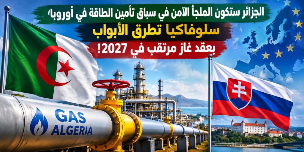 الجزائر ستكون الملجأ الآمن في سباق تأمين الطاقة في أوروبا.. سلوفاكيا تطرق الأبواب  بعقد غاز مرتقب في 2027!