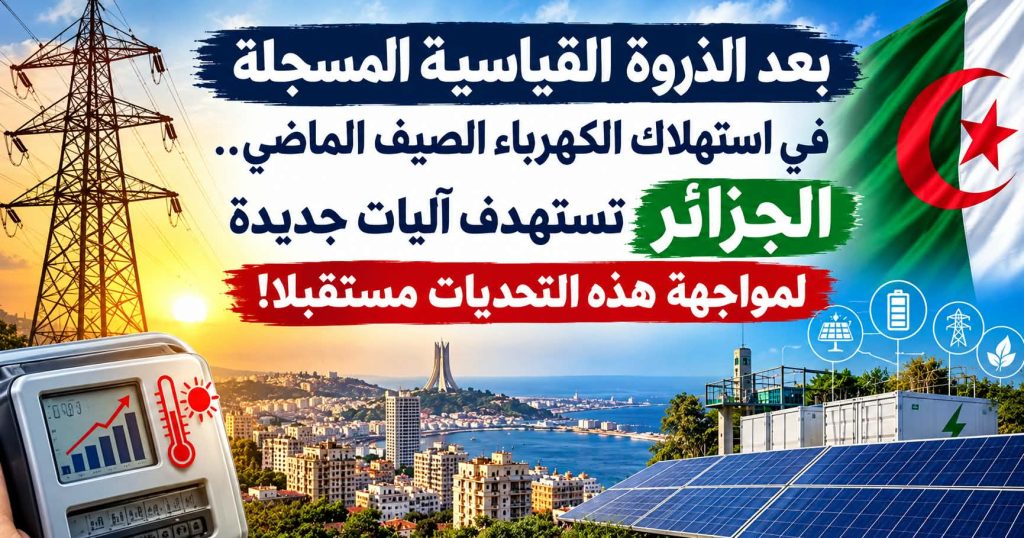 بعد الذروة القياسية المسجلة في استهلاك الكهرباء الصيف الماضي.. الجزائر تستهدف  آليات جديدة لمواجهة هذه التحديات مستقبلا!