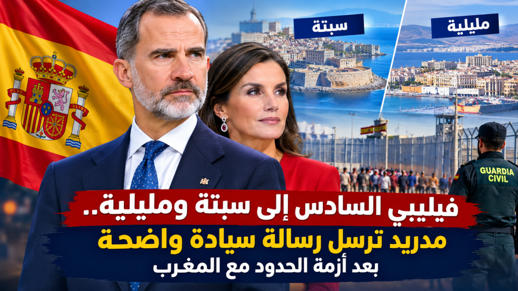 ملك إسبانيا في سبتة ومليلية.. رسالة مشفرة لنظام المخزن المغربي!
