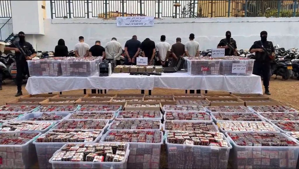 الأمن الجزائري يكشف تفاصيل حجز قرابة 2 مليون فرص مهلوس وحوالي 250 مليار دج من عائدات الترويج!