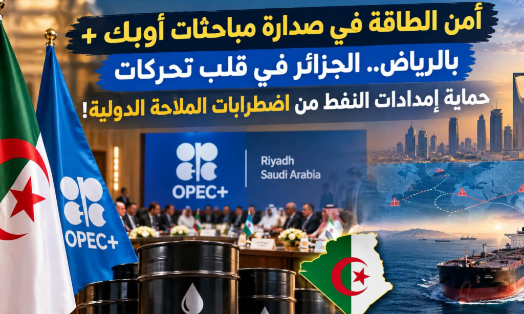 أمن الطاقة في صدارة مباحثات أوبك+ بالرياض.. الجزائر في قلب تحركات حماية إمدادات النفط من اضطرابات الملاحة الدولية!