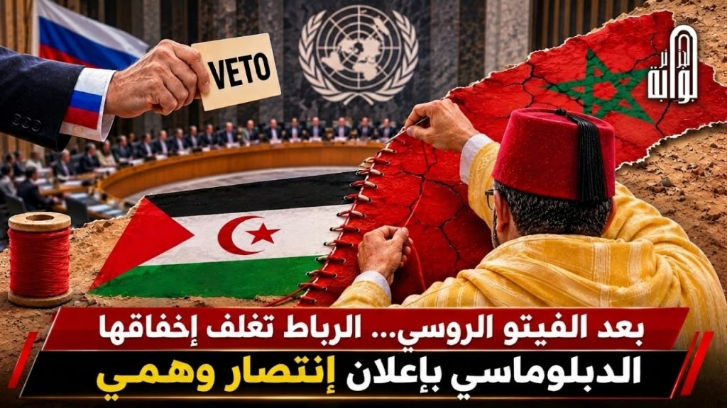 بعد الفيتو الروسي…الرباط تغلف إخفاقها الدبلوماسي بإعلان إنتصار وهمي