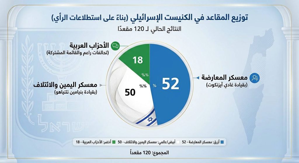 يلقب بـ “القرد المغربي”… غادي آيزنكوت يتصدر نتائج الانتخابات التشريعية في إسرائيل!