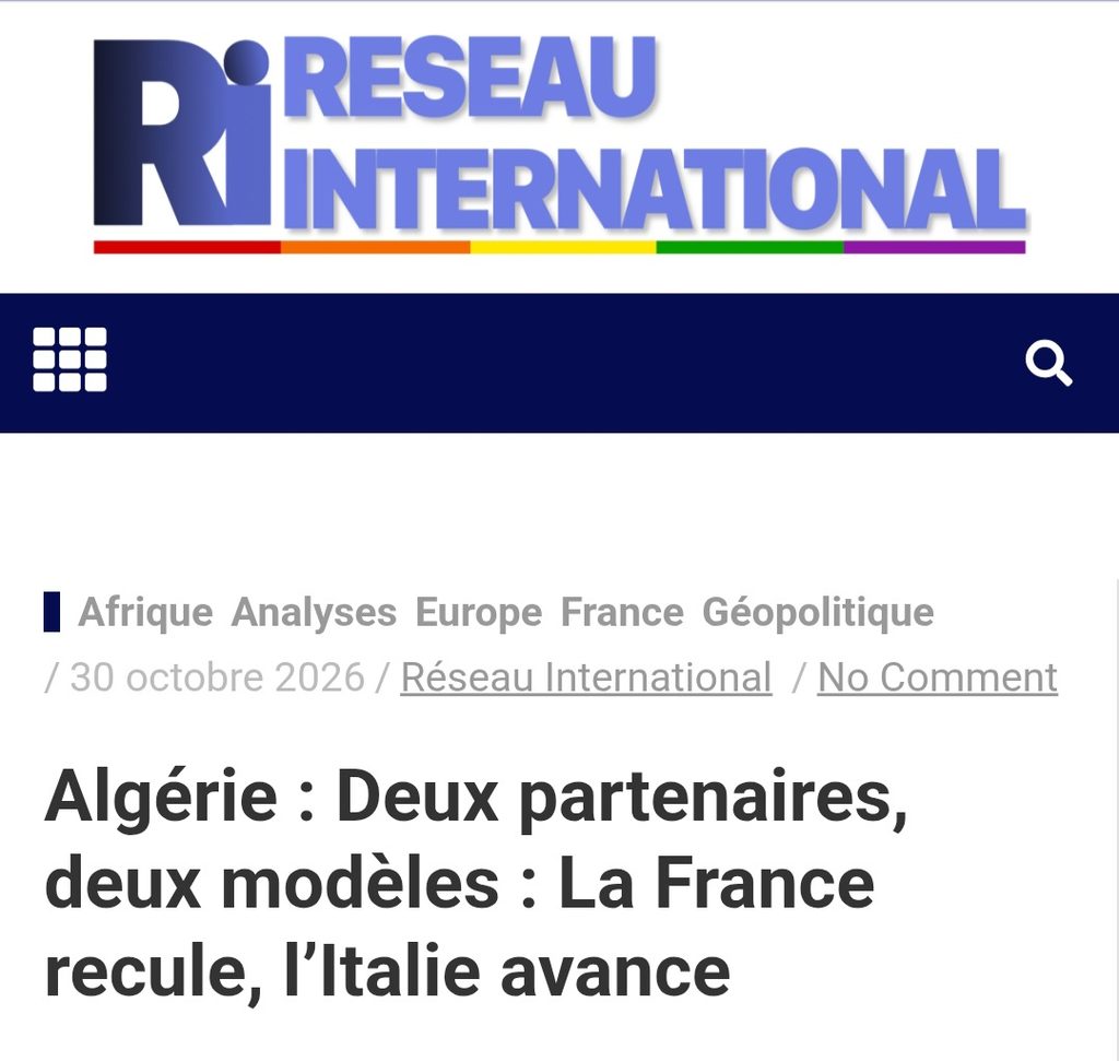 Algérie : entre Paris et Rome, deux partenariats aux trajectoires contrastées