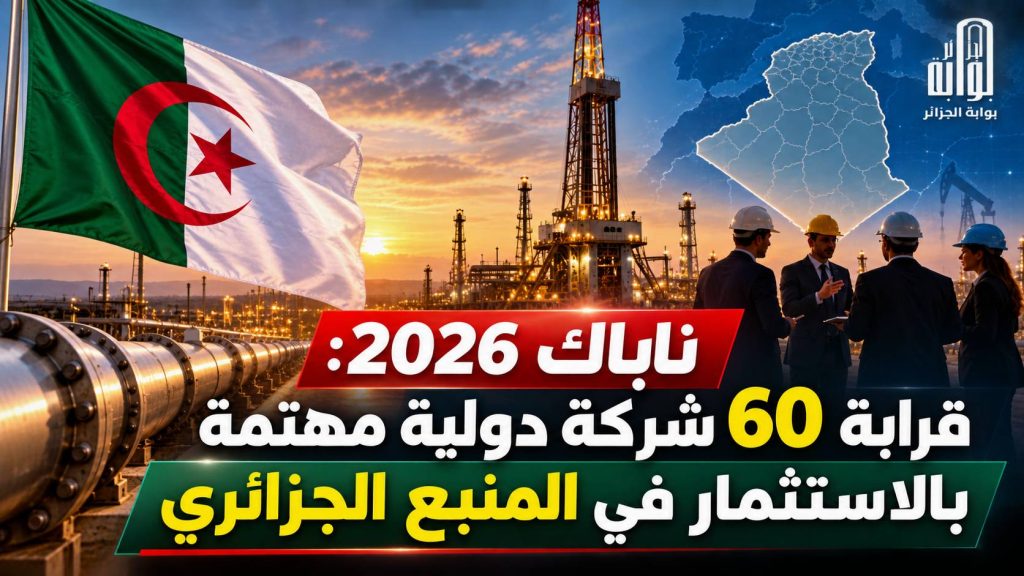 ناباك 2026: قرابة 60 شركة دولية مهتمة بالاستثمار في المنبع الجزائري