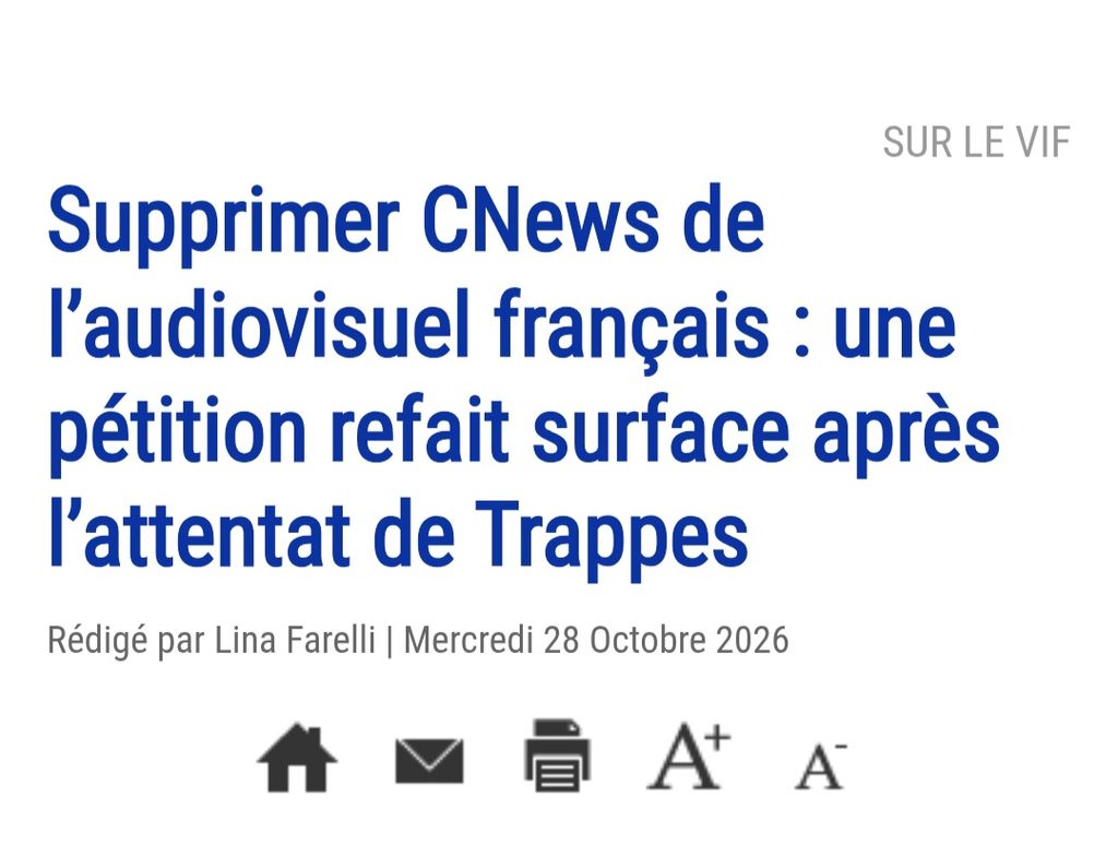 France : la pétition pour la fermeture de CNews dépasse les 133 000 signatures