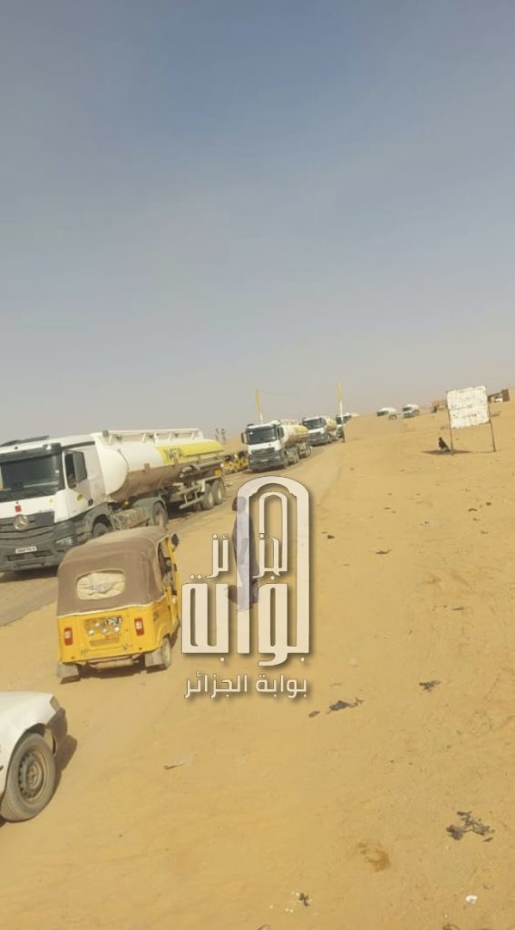 مرافقة عسكرية جزائرية لقافلة صهاريج وقود دخلت أرليت النيجرية!